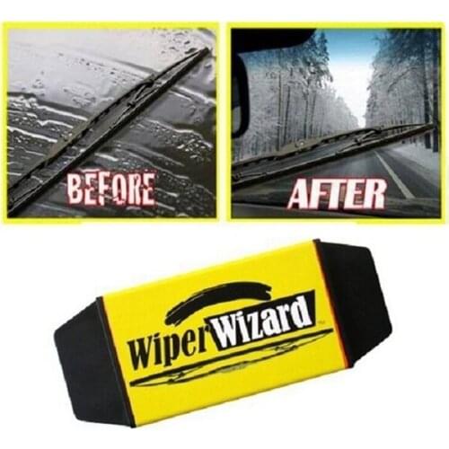 50Pcs/Lot Safe Effective Wiper Wizard Car Cleaning Brush Scraping Car Window Blade Restorer Truck Windscreen