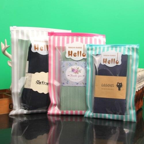 100pcs Underwear scarf bra swimsuit self sealing plastic bag small large packaging storage bags ziplock zip lock pouch package