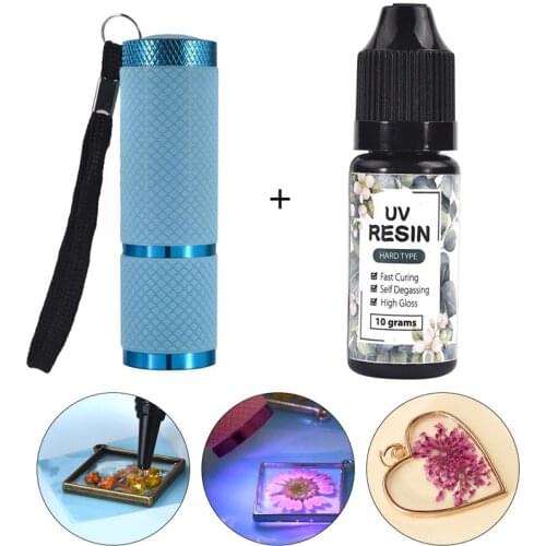 10g 25g Hard UV Resin DIY Fast Curing UV Clear Hard Resin For DIY Resin Jewelry Making Handmade Crafts Epoxy Resin