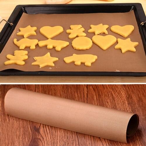 30x40cm Pastry Baking Oilpaper Mat Oilcloth Non-Stick Glass Fiber High Temperature Non-Stick Multifunction Cloth