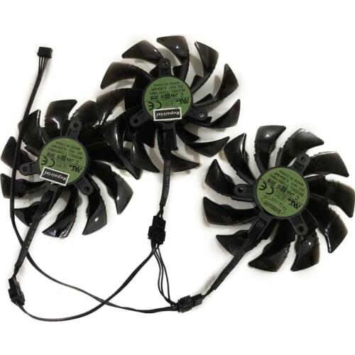 95mm T129215BU GPU VGA Cooler For GIGABYTE GTX 1070 Xtreme Edition AORUS GTX 1080 Ti GTX 1080 8G 11Gbps Graphics Card Cooling