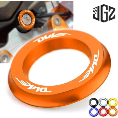 Motorcycle CNC Aluminum Ignition Cover Key Switch Ring Circle Cap For KTM DUKE 125 200 250 390 690 1290 2013 - 2019 Accessories