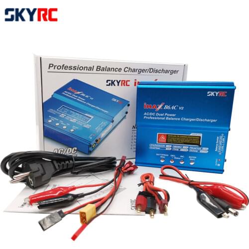 Original SKYRC iMAX B6AC V2 6A Lipo Battery Balance Charger LCD Display Discharger For RC Model Battery Charging Re-peak Mode