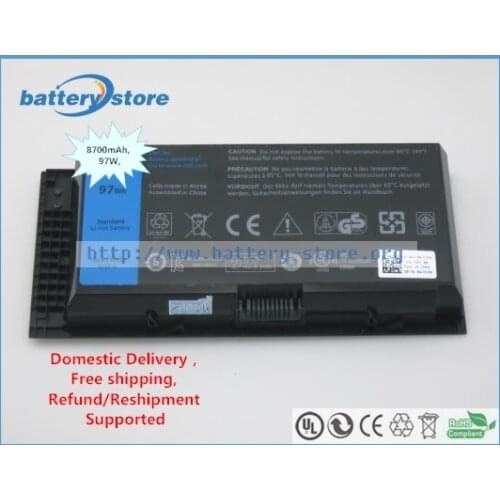 Free ship Genuine battery H1MNH 1C75X 72KRT 4HJXX MPK22 HPNYM HG542 FOR Dell Precision M4700 , M6800 , M6600