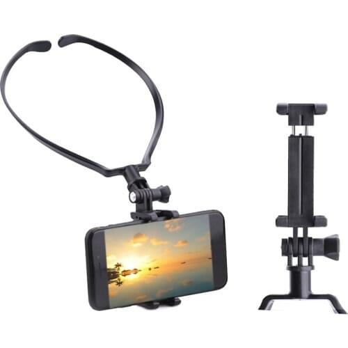 Phone Mount Wearable Neck 270 Degree Adjustable Smartphone Holder for Phone Gopro Photographing Stand Houder