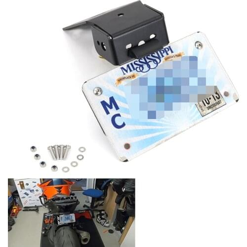 License Number Plate Frame Holder Fit for KTM 1290 Super Duke / R 2020-2021 Motorcycle Rear Tail Tidy Fender Eliminator Kit