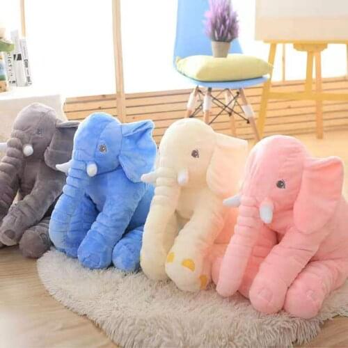 40CM/60CM Childrens Elephant Soft Pillow Large Elephant Toys Stuffed Animals Plush Toys Baby Plush Doll Infant Toys Kids Gifts