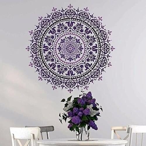 DIYCraft Layering mandala Stencils Painting Fabric Paper Airbrush Walls Art Scrapbooking Stamping Album Decorative Embossing