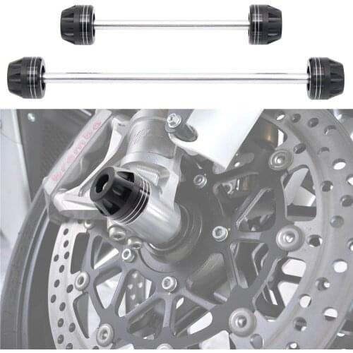 For SUZUKI GSXR1300 HAYABUSA 1999-2007 Motorcycle Aluminum Front & Rear Axle Fork Crash Sliders Wheel Protector