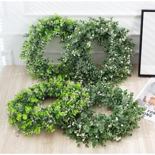 Artificial Eucalyptus Garland Home Decoration Greenery Wall Decors Party Birthday Hanging Faux Plants