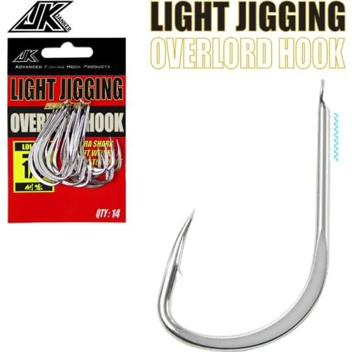 JK LOL High-Strength Hook Light Fishing Hook Sea Carbon Flat Bait Fishing Hook