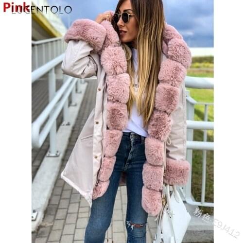 Lugentolo Women's Parkas With Fur