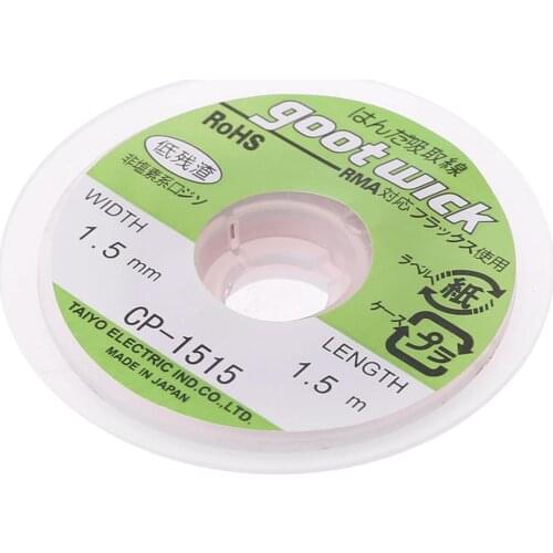 5 ft 1.5mm Desoldering Braid Solder Remover Wick CP-1515 1PC