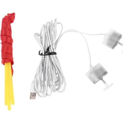 Fly Repellent Fan Keep Flies / Bugs Away From Your Food Hanger 5V USB 2 Head Fan for Kitchen Market Shop BBQ