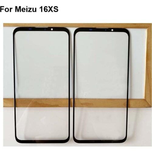 For Meizu 16XS M926Q Front LCD Glass Lens touchscreenFor Meizu 16 XS Touch screen Panel Outer Screen Glass without flex