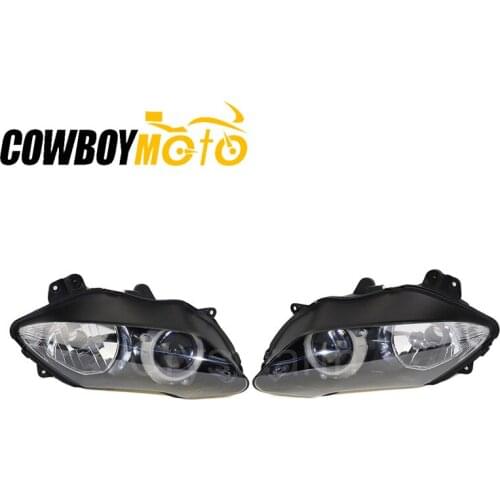 Motorcycle Front Light Headlight Head Lamp Assembly Housing Kit For Yamaha YZFR1 YZF R1 YZF-R1 2007 2008 07 08