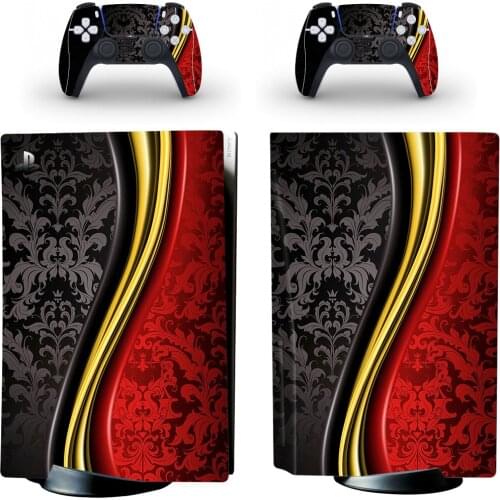 Custom Design PS5 Standard Disc Edition Skin Sticker Decal Cover for PlayStation 5 Console & Controller PS5 Skin Sticker Vinyl
