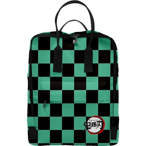 3d Backpacks Demon Slayer Kimetsu No Yaiba Tanjiro Kamado School Bags Multi Pocket Travel Bag 3D Teenage Notebook Backpack Bags