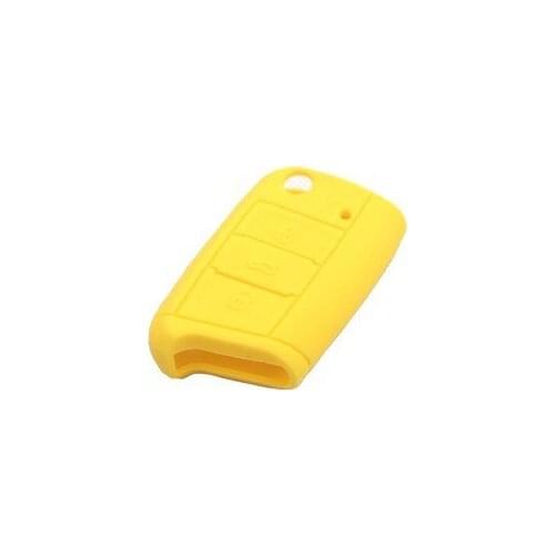 Remote Key Silicone Skin (Yellow) For Volkswagen For VW Golf MK7