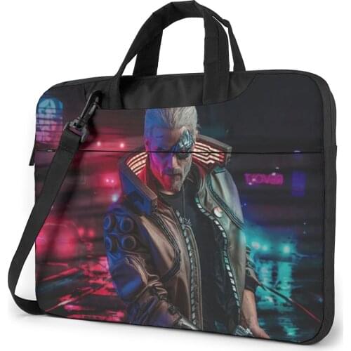 Synthwave Laptop Bag Case With Handle Shockproof Computer Bag Kawaii Business Laptop Pouch