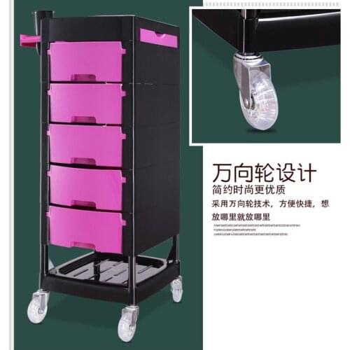 Beauty Salon Barber Shop Supplies Hair Salon Bar Car Perm Dyeing Shelf Cabinet Multifunctional Hairdressing Tool Cart
