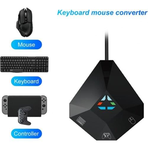 Bluelans Wired Converter Quick Transmission Widely Compatible Plug Play Keyboard Mouse Sensitive USB Adapter for PS4/3