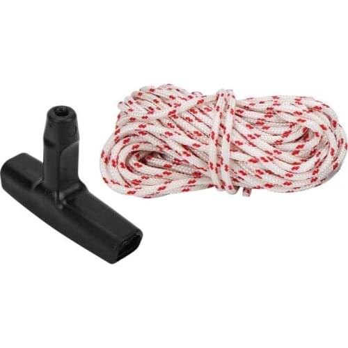 Boat Anchor boat accessories marine Universal 9/64in Starter Handle 18‑4904 with Nylon Pull String Cord Rope for Boat Marine