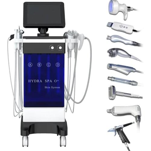 9 in 1 Dermabrasion PDT Deep Cleaning Facial Care Improve Dull Skin Whitening Vacuum Spray Skin Lifting Beauty Machine