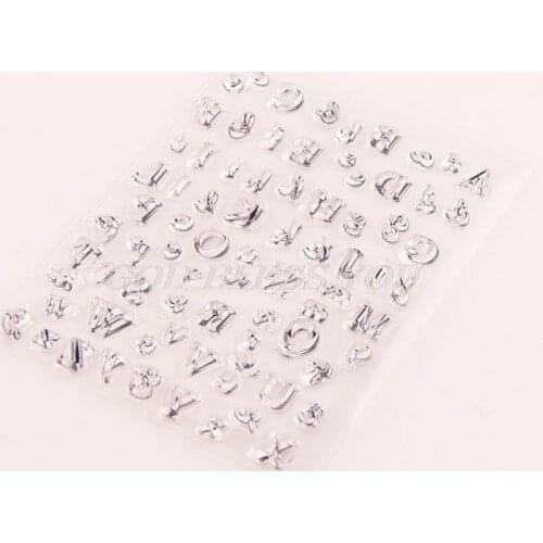 Alphabet Silicone Clear Seal Stamp DIY Scrapbooking Embossing Photo Album Decor Drop Shipping