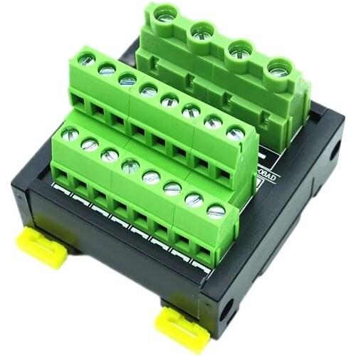Power supply terminal Block DB distribution 2 input 12 output plus or minus common port AC/DC current split terminal bar