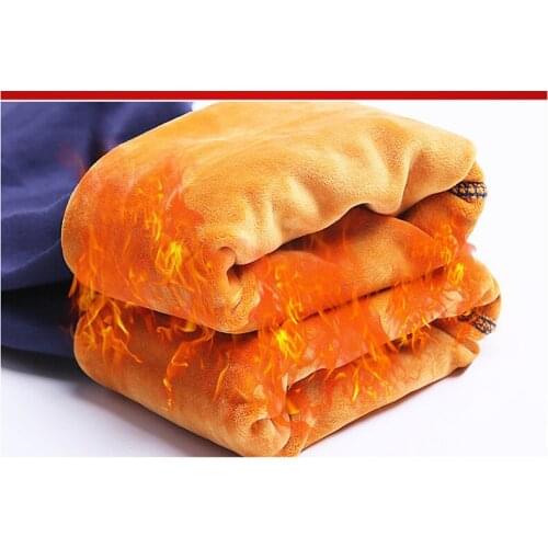 For autumn/winter 2018, pregnant women wear pantywaist leggings and fleece bamboo charcoal fluff thickening casual trousers 0025