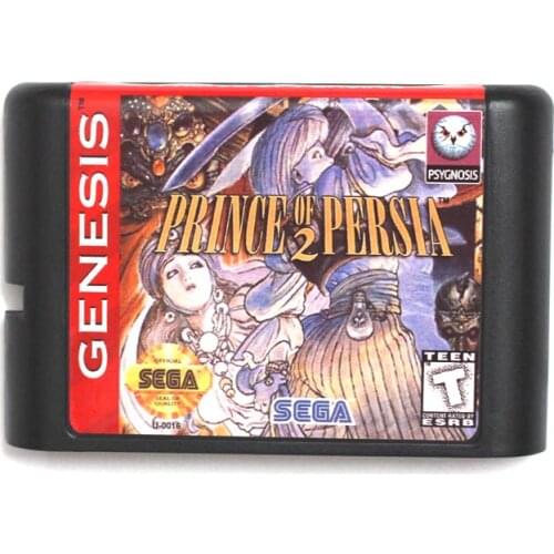 Prince Of Persia 2 16 bit MD Game Card For Sega Mega Drive For SEGA Genesis