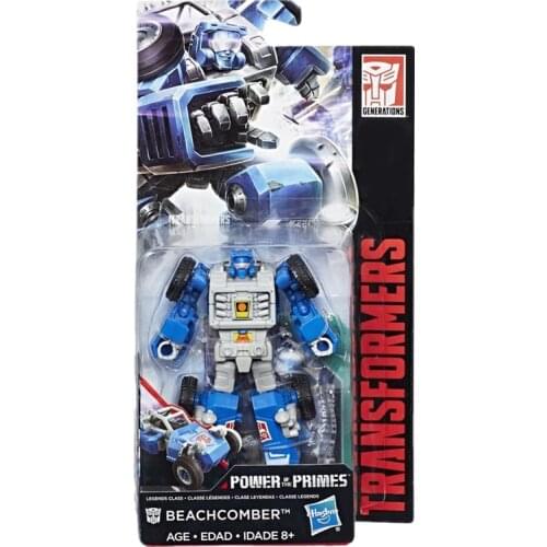 10cm Hasbro Transformers Toys Generations Poder De Los Primes Clase Leyendas Beachcomber Anime Action Figure Model Speelgoed