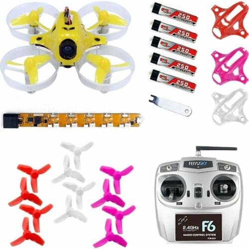 Kingkong LDARC Tiny 7X F3 RTF Mini FPV Racing Drone Quadcopter w/ Remote Control Ready to Fly Combo 75mm Micro FPV F6