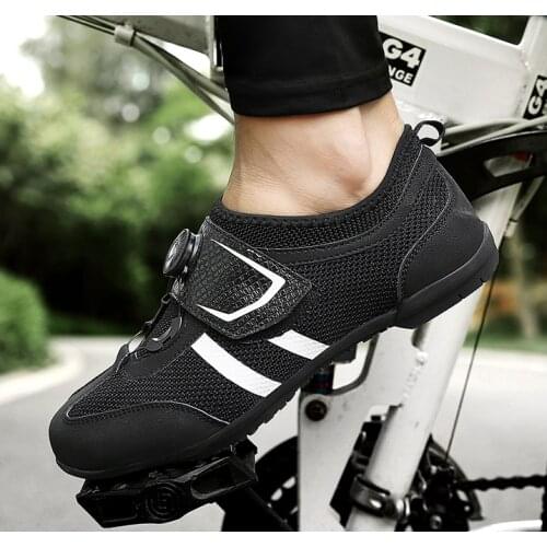 Non-Locking Road Cycling Shoes Bike Men Sneakers Women Black Racing Breathable Ultralight Professional Bicycle Bicicleta