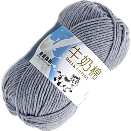 Multi Color Crochet Yarn Milk Cotton Yarn Warm Baby Sweater Yarn DIY Knitting Supplies Knitting for Hand Knitted Blanket