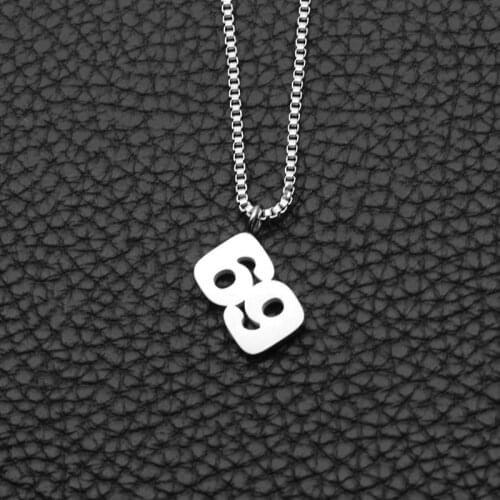 Men Hip Hop 69 Rapper Stainless Steel Pendant Necklaces 69 Digital Number Necklace Hip Hop Jewelry Gifts