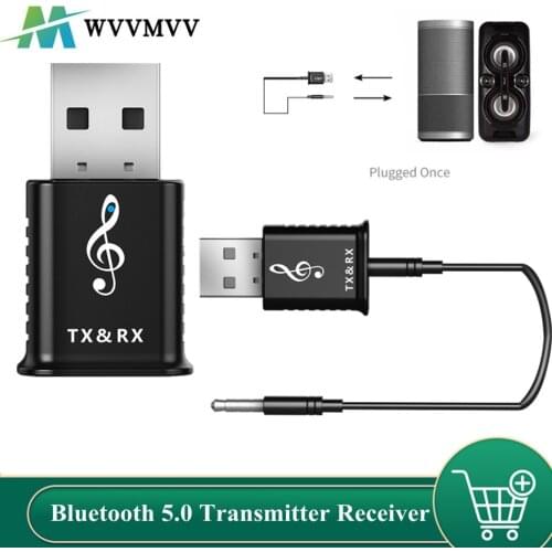 Three-in-one USB Bluetooth Transmitter Receiver 5.0 Computer TV Speaker Car Wireless Bluetooth Adapter dongle