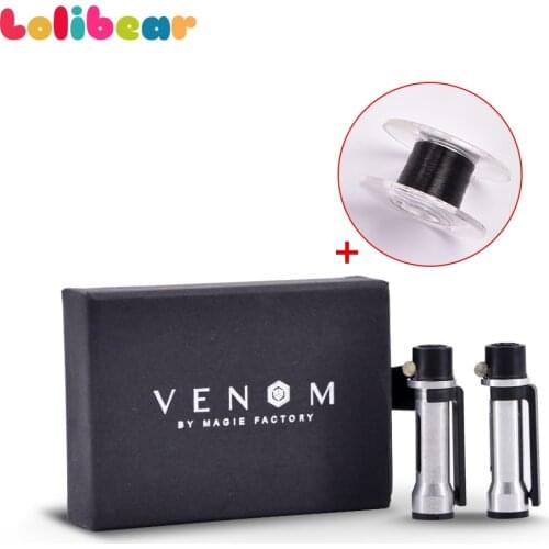Venom Project (with 1PC Scroll Type Invisible Thread) Magic Tricks Close Up Mini Floating Device Magia Illusion Gimmick Props