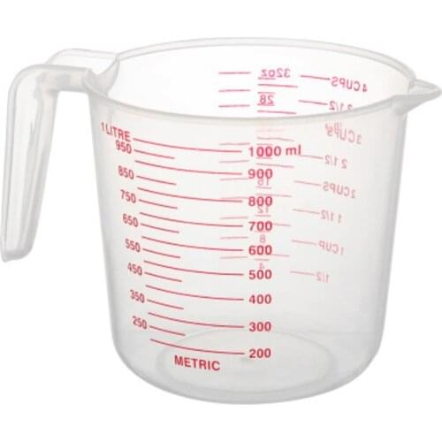 Promotion! 1000Ml Measuring Cup Baking Tool Kitchen Tool High Quality Plastic Measuring Cup Tool Cup with Scale