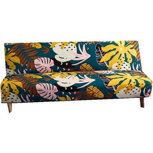 All-inclusive Sofa Bed Cover for Couch without Armrest Folding Sofa slipcover S/M/L 1/2/3/4 Seat fundas para sofás Pillowcase