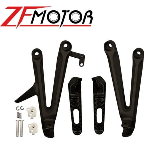 Rear footpegs Foot pegs Footrest Pedals Bracket For Honda CBR1000RR CBR 1000RR 1000 RR 04 05 06 07 2004 2005 2006 2007