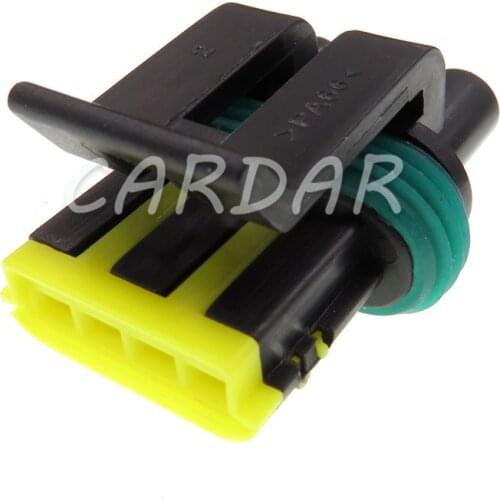 1 Set 4 Pin Waterproof Auto Electric Wire Socket Connector Idle Motor Plug Stepper Motor Plug For Car