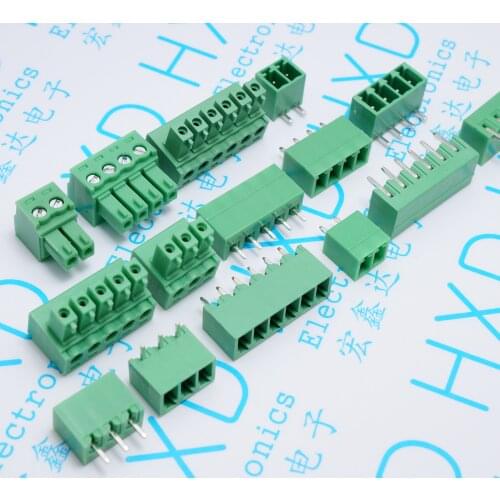 10pcs/Straight needle Socket 15EDG/KF2EDGK Spacing:3.81mm 2P 3P 4P 5P 6P 7P 8P Connectors Terminals A set