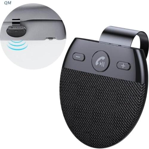 13MF Hands Free Wireless Bluetooth Car Sun Visor Auto Power On Voice Speakerphone