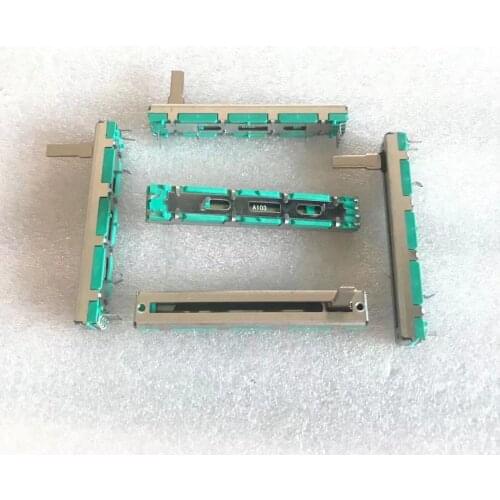 5pcs For behringer 626 Fader / For behringer DX626 Mixer Volume Putter Slide Potentiometer Fader A10Kx2