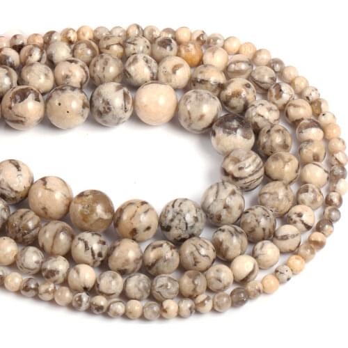 Wholesale Natural Stone Sodium Feldspar Beads Round Loose Beads for Jewelry Making DIY Necklace Bracelet Accessories Strand 15