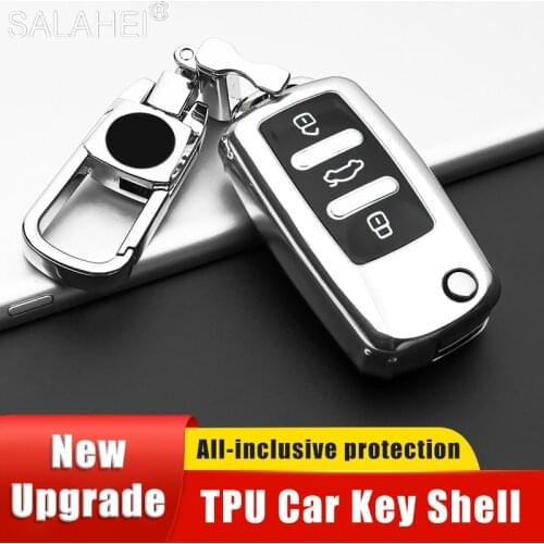 New Arrival TPU Car Key Case Full Cover For VW Volkswagen Polo Golf Passat Beetle Caddy T5 Up Eos Tiguan SkodaA5 SEAT Leon Altea