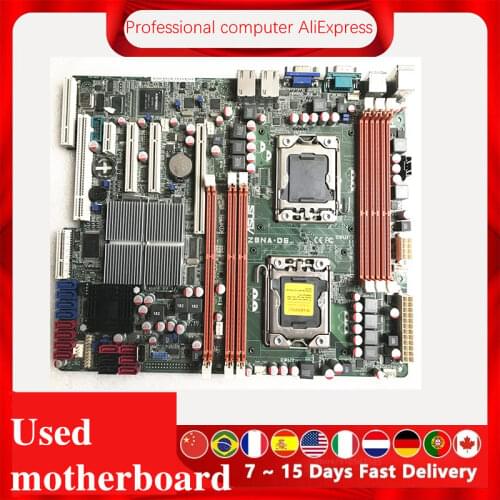 For ASUS Z8NA-D6 Used original For Intel 5500 Server motherboard Socket LGA 1366 DDR3 X58 X58M Motherboard