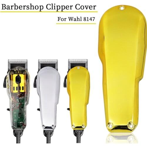 Barbershop clipper cover gold trim trimmer shell upper cover, for wahl 8147-035/8108 hair clipper modification parts